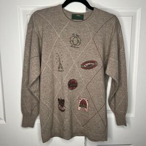 Les Copains Vintage Italian Wool Blend Crew Neck Sweater Women’s Medium